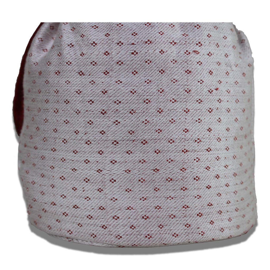 Hand Embroidered Cotton Potli Bag with Mirror work