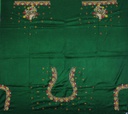 Hand Embroidered Mashru Unstitched Blouse Piece