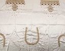 Hand Embroidered Mashru Unstitched Blouse Piece