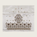 Hand Embroidered Mashru Unstitched Blouse Piece