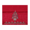 Hand Embroidered Mashru Unstitched Blouse Piece