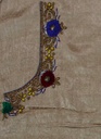 Hand Embroidered Unstitched Blouse Material