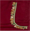 Hand Embroidered Unstitched Blouse Material