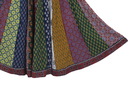 Cotton Ajrakh Hand Block Printed Patchwork Flared Long Skirt