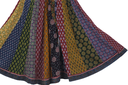 Cotton Ajrakh Hand Block Printed Patchwork Flared Long Skirt
