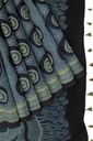 Ajrakh Hand Block Print Saree With Tissue Pallu