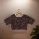 Cotton Hand Block Print Sleeveless Blouse