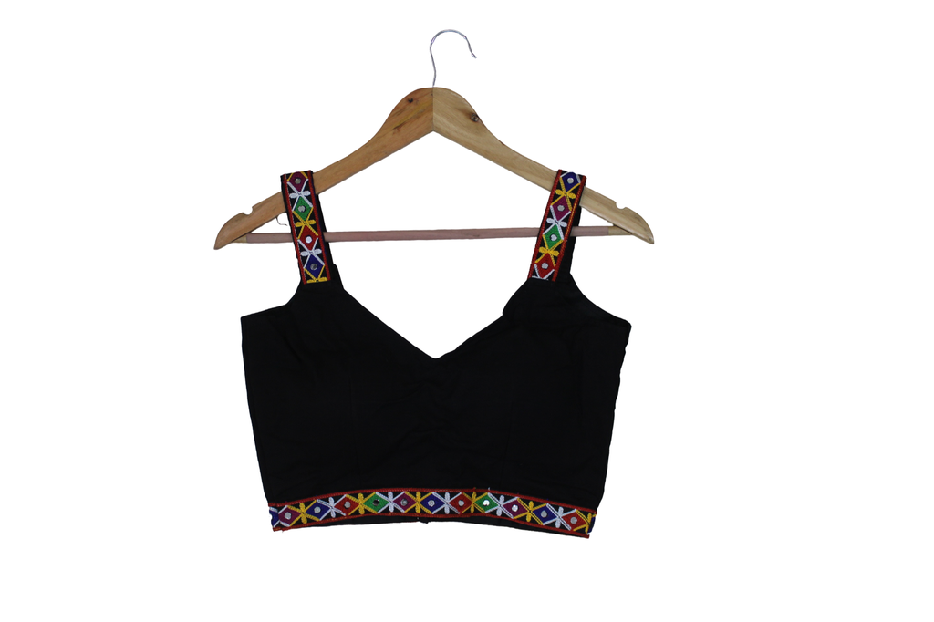Cotton Hand Block Print Sleeveless Blouse
