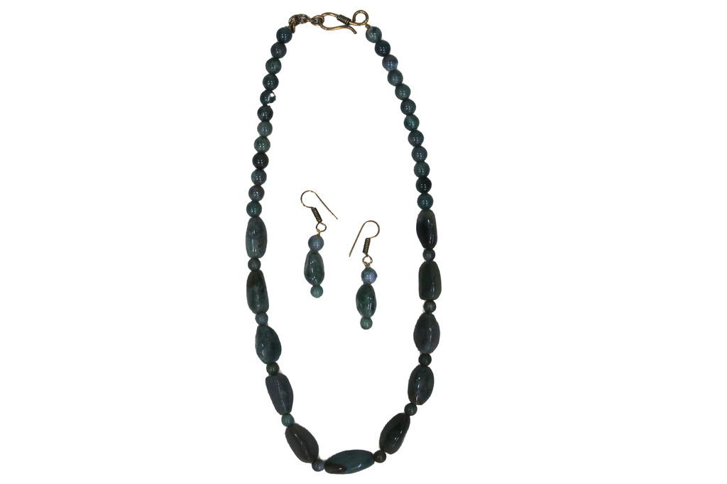 Handmade Semi Precious Stone Necklace Set