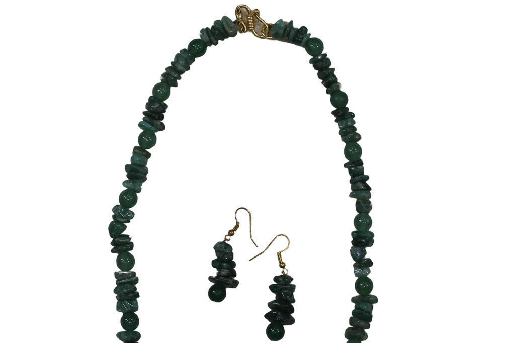 Handmade Semi Precious Stone Necklace Set