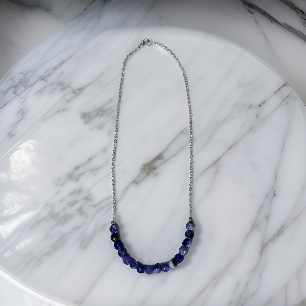 Handmade Semi Precious Stone Necklace Set