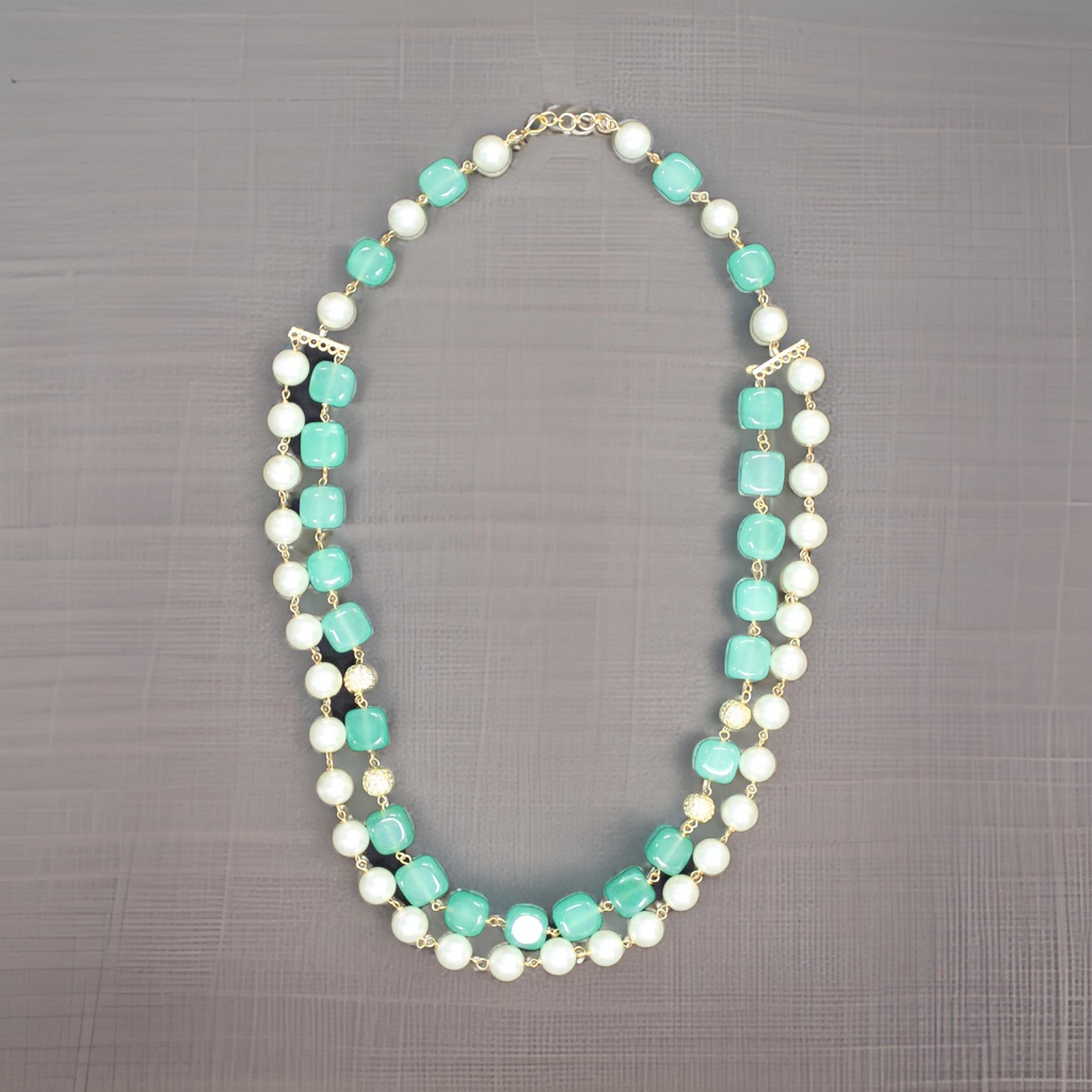 Handmade Semi Precious Stone Necklace Set