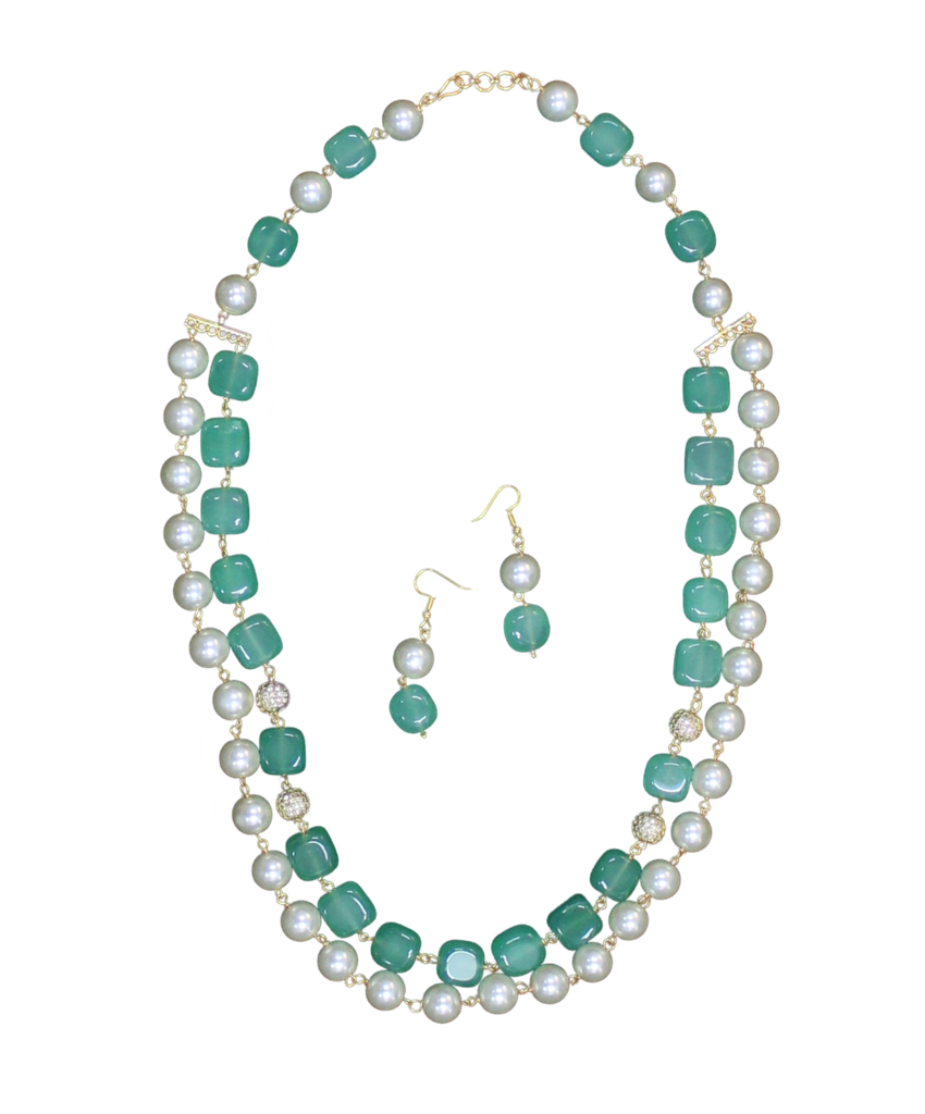 Handmade Semi Precious Stone Necklace Set
