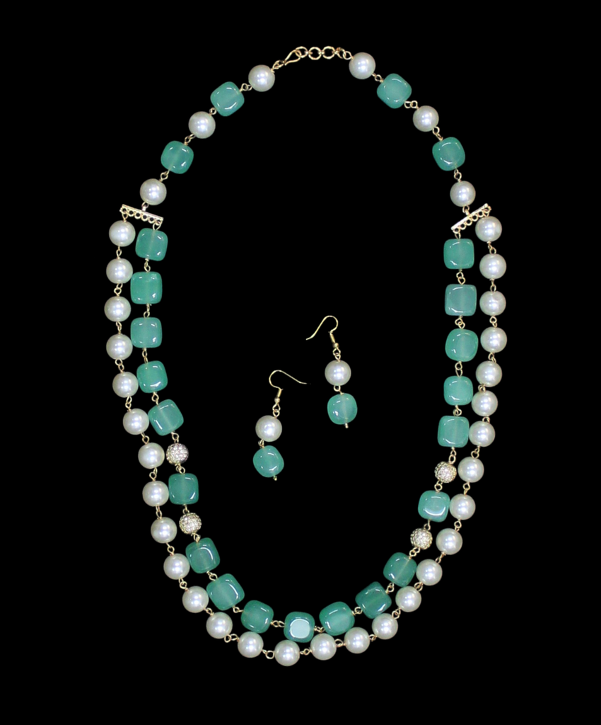 Handmade Semi Precious Stone Necklace Set