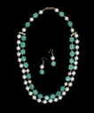 Handmade Semi Precious Stone Necklace Set