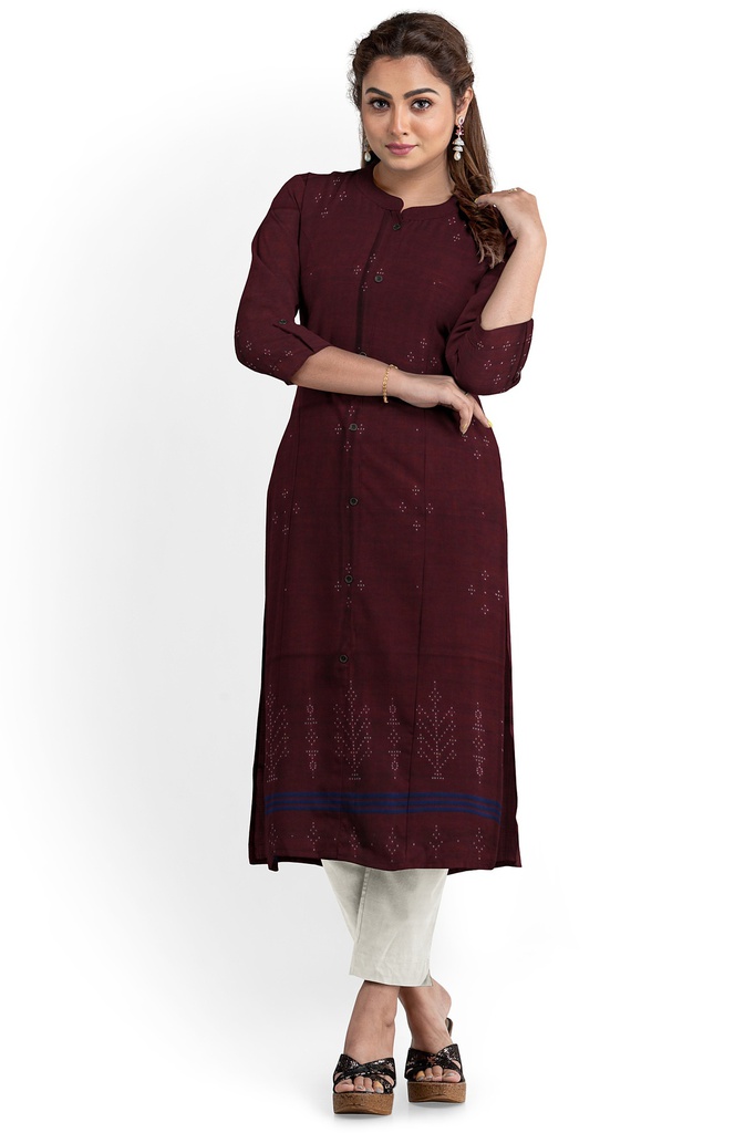 Handwoven Cotton Tangaliya Top/Kurta Material