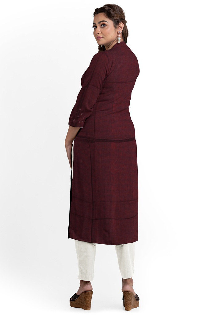 Handwoven Cotton Tangaliya Top/Kurta Material