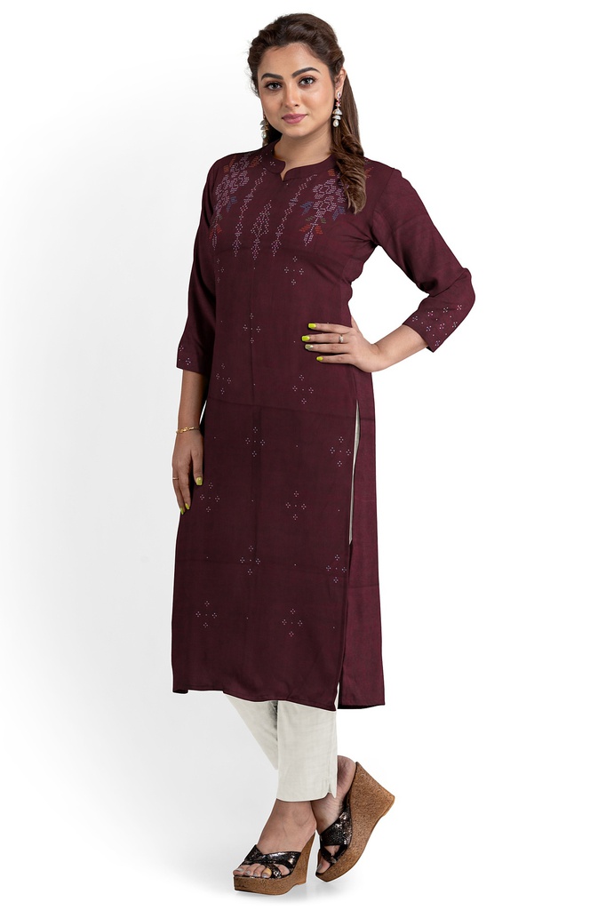 Handwoven Cotton Tangaliya Top/Kurta Material