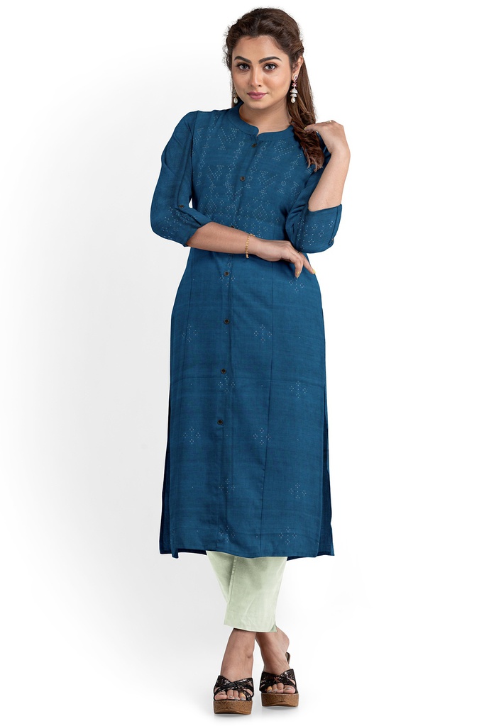 Handwoven Cotton Tangaliya Top/Kurta Material
