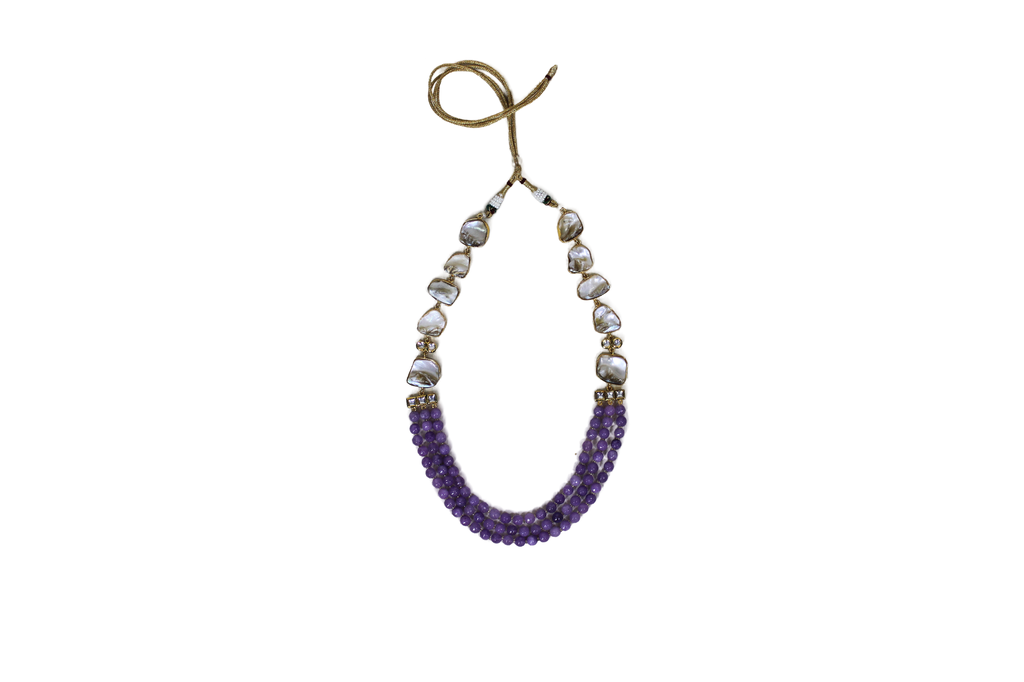 Handmade Semi Precious Stone Necklace Set
