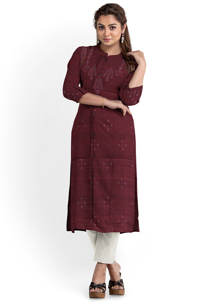 Handwoven Cotton Tangaliya Top/Kurta Material