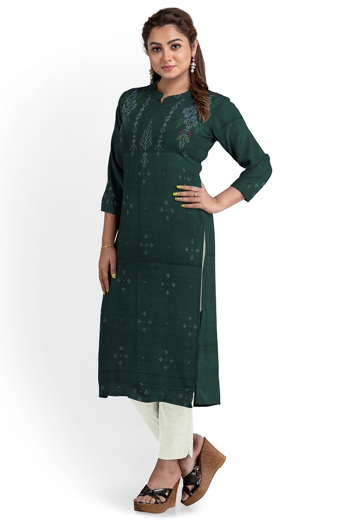 Handwoven Cotton Tangaliya Top/Kurta Material