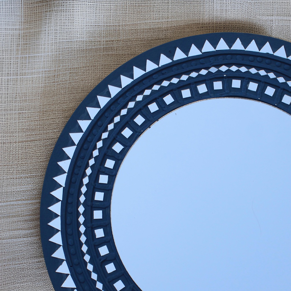 Handcrafted Mud &amp; Mirror Work Wall Hanging