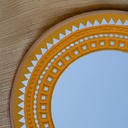 Handcrafted Mud Work Wall Mirror