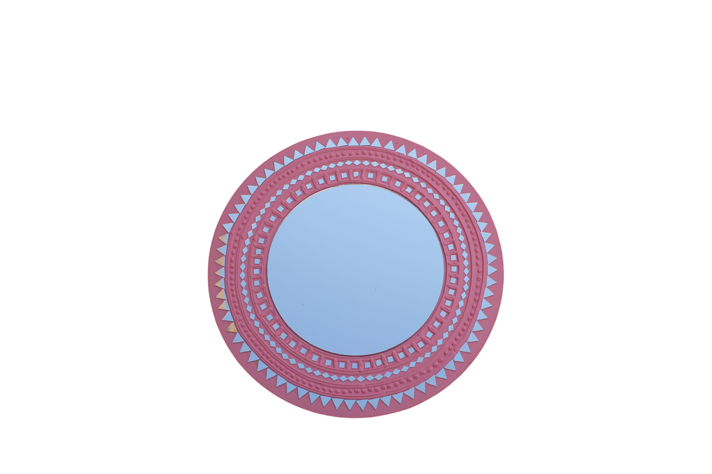 Handcrafted Mud &amp; Mirror Work Wall Hanging