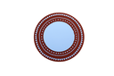 Handcrafted Mud &amp; Mirror Work Wall Mirror