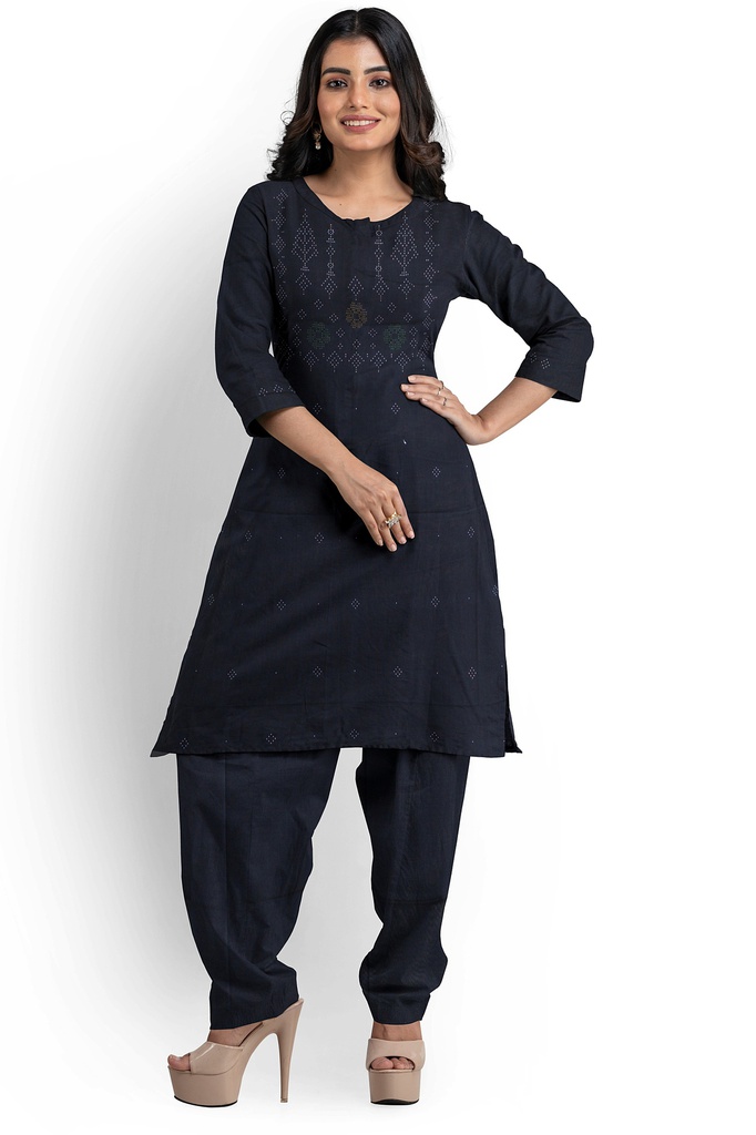 Handwoven Cotton Tangaliya Suit Set/Dress Material