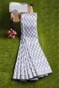 Hand Block Print Cotton Saree