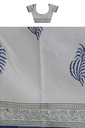 Hand Block Print Cotton Saree