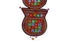 Multicolour Hand Embroidered Letter Holder