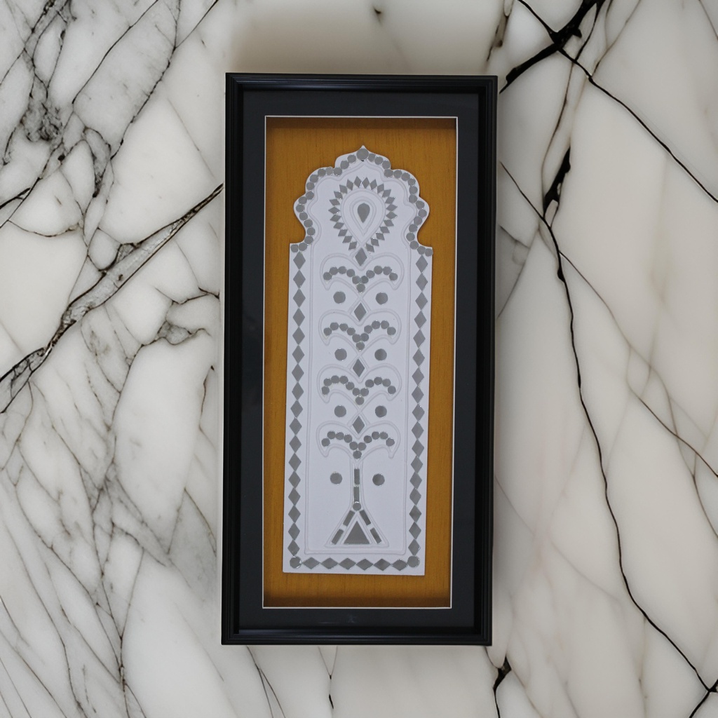 Handcrafted Mud &amp; Mirror Work Wall Hanging / Frame