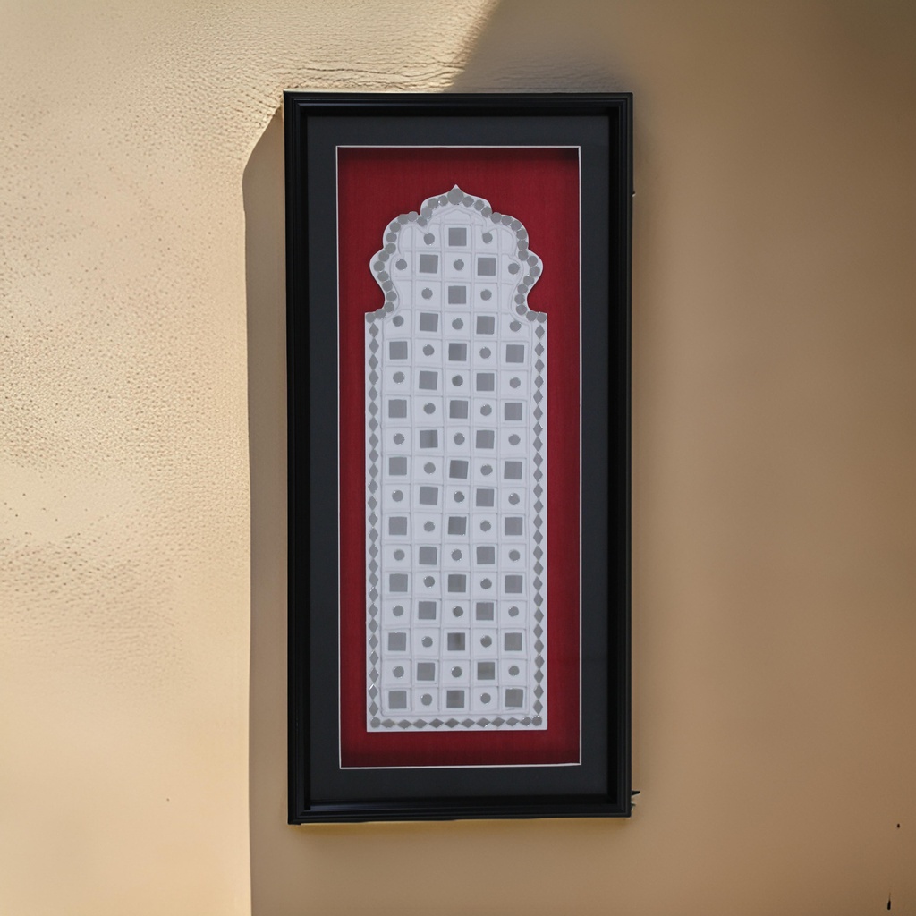 Handcrafted Mud &amp; Mirror Work Wall Hanging / Frame