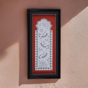 Handcrafted Mud &amp; Mirror Work Wall Hanging / Frame