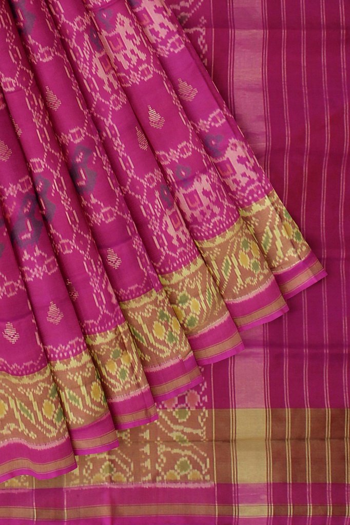 Handloom Single Ikat Silk Patola Saree