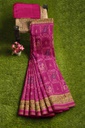Handloom Single Ikat Silk Patola Saree