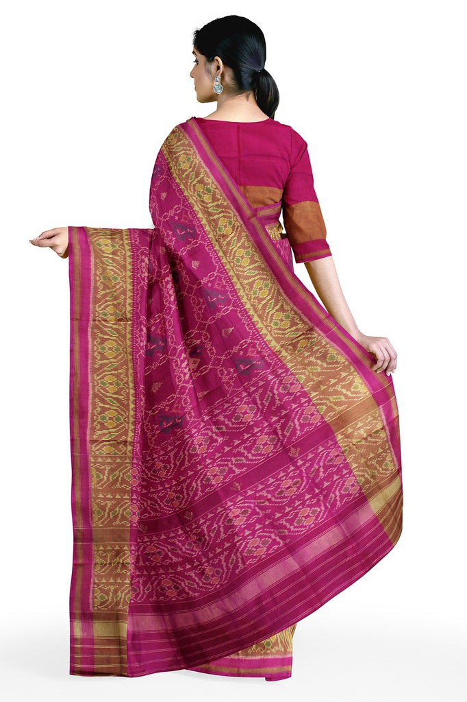 Handloom Single Ikat Silk Patola Saree