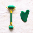 Handmade Agate Green Jade Face Massage Roller