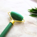 Handmade Agate Green Jade Face Massage Roller
