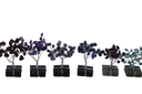 Handcrafted Mini Natural  Agate Gemstone Trees Set