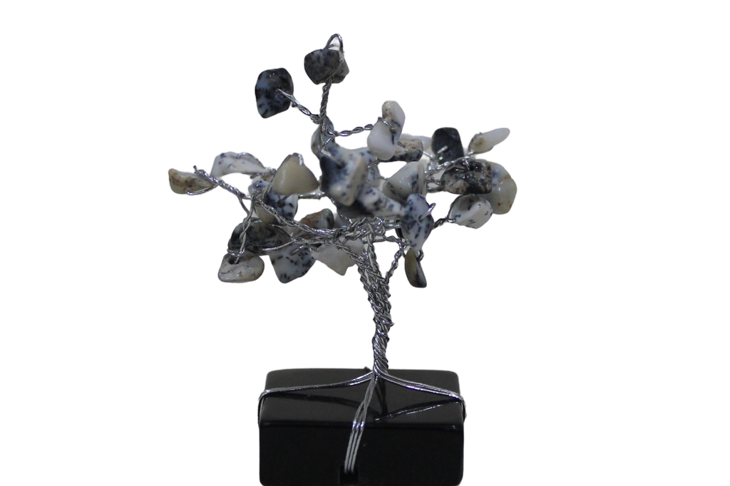 Handcrafted Mini Natural  Agate Gemstone Trees Set