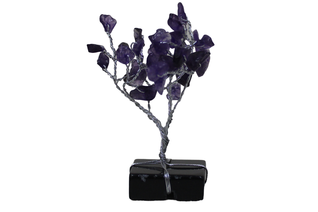 Handcrafted Mini Natural  Agate Gemstone Trees Set