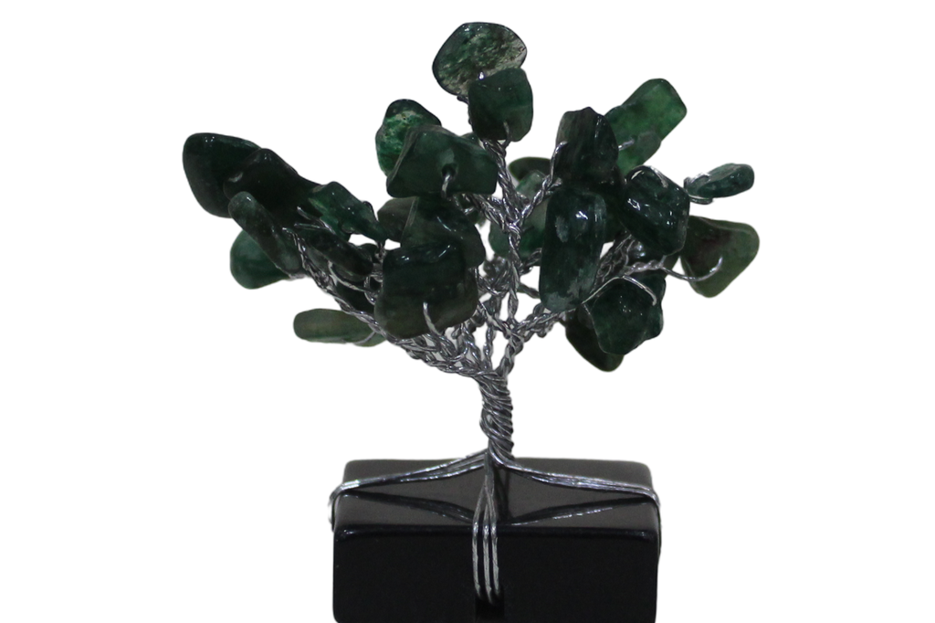 Handcrafted Mini Natural  Agate Gemstone Trees Set