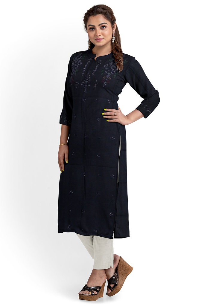 Handwoven Cotton Tangaliya Top/Kurta Material