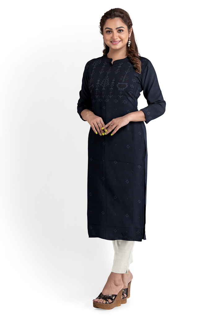 Handwoven Cotton Tangaliya Top/Kurta Material