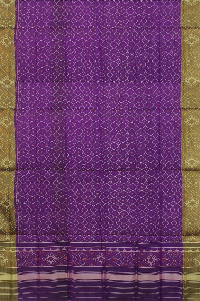 Handloom Single Ikat Patola Silk Dupatta
