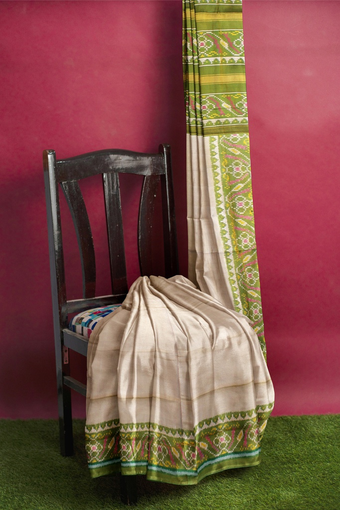 Handloom Single Ikat Silk Patola Saree